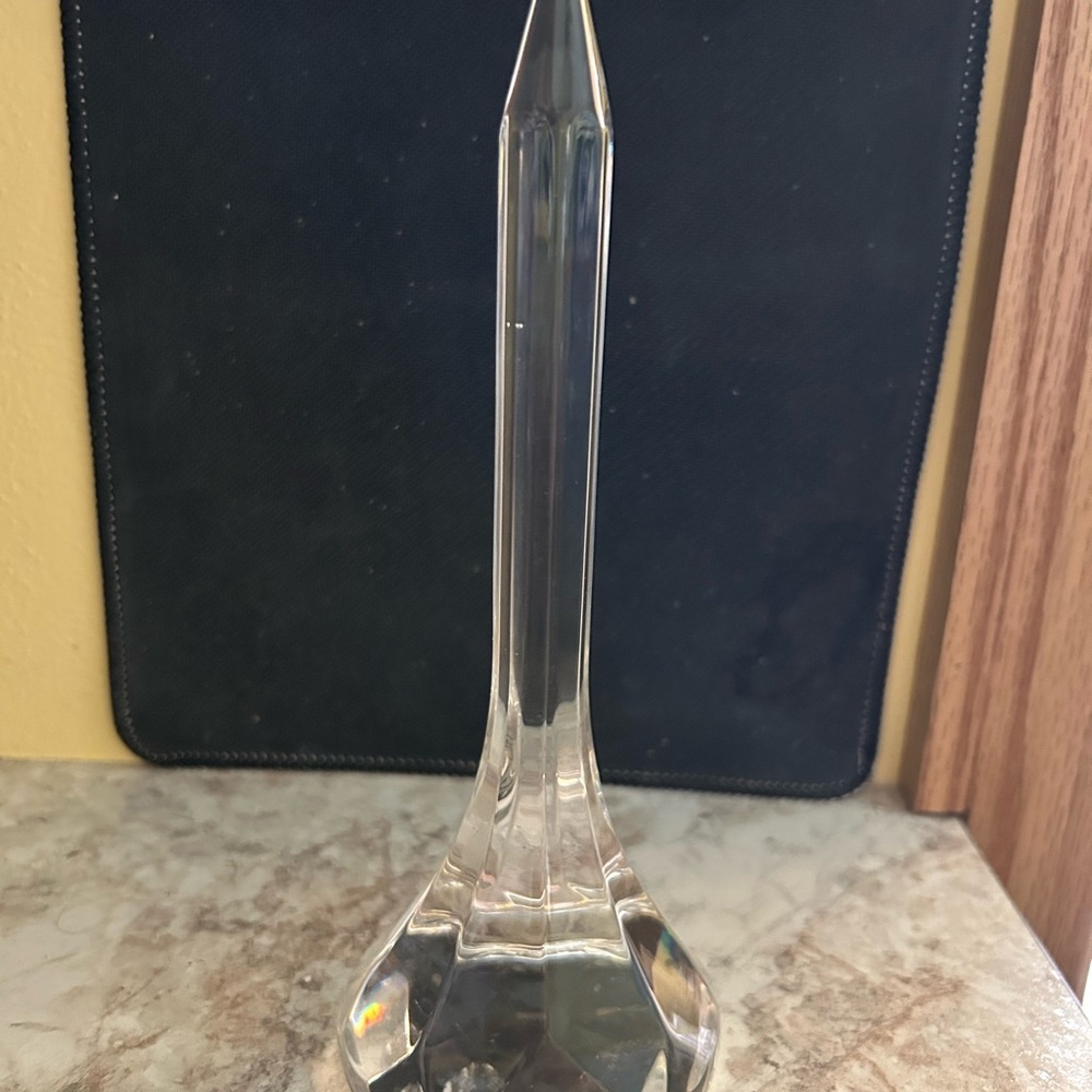 Elegant Clear Glass Decorative Accent